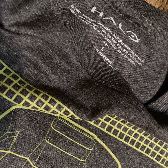 HALO T-Shirt Size L NEW Top Fan Apparel Master Chief UNSC 117 NEW Tee! - Picture 5 of 5
